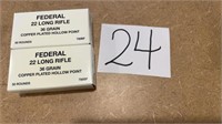 Federal black pack 22 long rifle
 36 grain