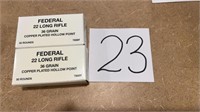 Federal black pack 22 long rifle
 36 grain