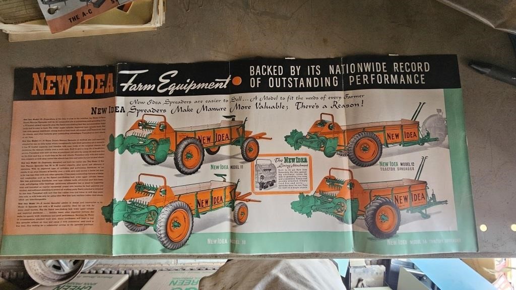 New Idea Inc Farming Equipment Vintage Postage
