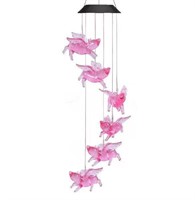 Solar Flying Pig Wind Chime