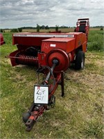 M.F. 224 Square Baler With M.F. 212 Thrower