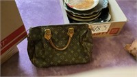 Louis Vuitton purse Stainless silverware, purse,