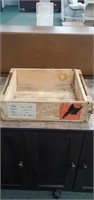 Small-arms cartridges wooden ammo boxes, caliber