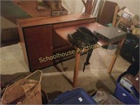 Vintage cabinet with pull out table