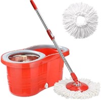 LIVINGbasics Spin Mop Bucket System, Removable Rot
