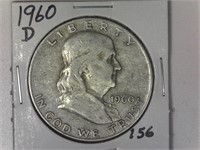 1960-D Franklin Half Dollar