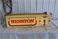 Hesston lighted clock (single sided)