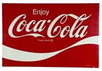 Vintage Coca-Cola Soda Advertising Metal Sign 36"