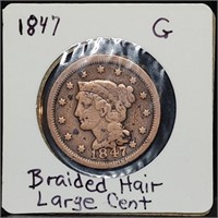 1847 Large Cent