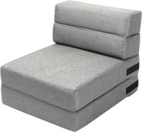 SUYOLS Foldable Sofa Bed  Twin  Grey