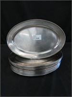 (26) APPROX. 18" S/S OVAL PLATTERS