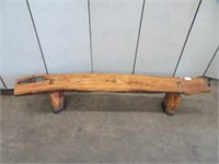 APPROX. 85" LIVE EDGE BENCH