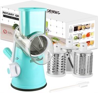 Manual Rotary Cheese Grater - Mandoline Slicer