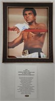 Muhammad Ali Signed Picture w/COA