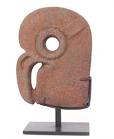 Pre-Columbian Bird Head Hacha, Maya 550-950 CE