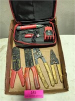 4 pair wire strippers, miscellaneous electrical