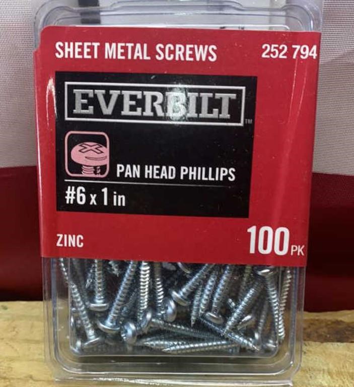 NEW Sheet Metal Screws 1"