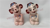 Vintage Anthropomorphic Cow Salt & Pepper Shakers