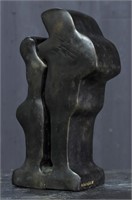 Modernist Abstract Bronze Sculpture