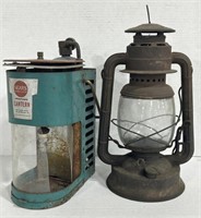 (E) Vtg. Sears & Deutz Lanterns #2 & #7112