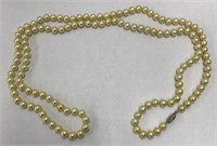7.5 mm yellow pearl 40 inches
