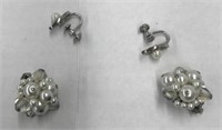 Sterling clip on earrings 14.4 g (total)