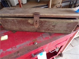 Vintage Wooden tool box