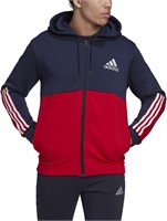 sz Large adidas Colorblock Full Zip Hoodie