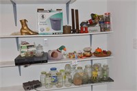 Three Shelves of Items -  Older Zenith ,