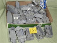 Large Lot of Puc Electric Boxes & Junction Boxes