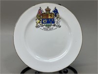 Aynsley Diamond Jubilee Confederation Plate 1927