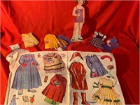 Little Girl Paper Dolls Vintage