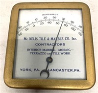 Mc Nelis Tile and Marble Co. Thermometer