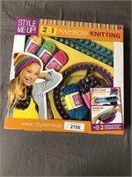 2-in-1 Rainbow Knitting kit