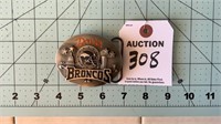 1999 Limited Edition Denver Broncos Belt Buckle