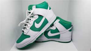 Nike Dunk Hi Retro Shoes Stadium Green White
