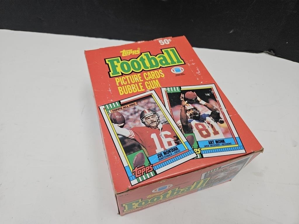 1990 Topps Football Wax Pack Box