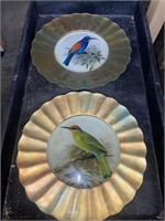 2 Bird Decritive Plates