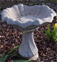 Cement Bird Bath