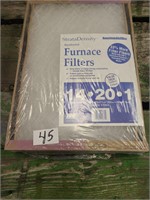 4 new furnace filters. 14"x 20"x1"