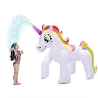 JOYIN 53'' Inflatable Sprinkler with Unicorn Desig