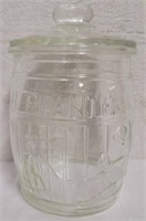 Mr. Peanut glass display jar