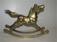Brass Rocking Horse