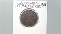 1896 Canadian Large Cent gn4054