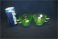 VASELINE GLASS CUPS