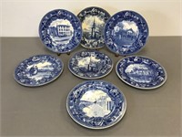 Wedgwood Historical blue plates