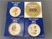 1972, 73, 74, 75 boxed Hummel plates