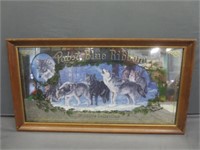 ~ 1990 Pabst Beer Wildlife Collection Mirror Sign