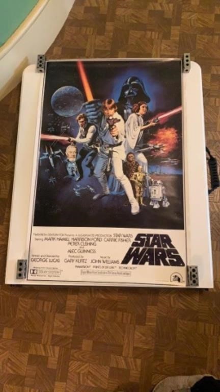 Vintage 1977 "Star Wars" Movie Poster
