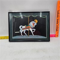 Doris Risser Carousel Horse Painting